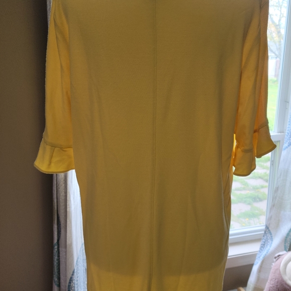 Ann Taylor Factory Sz Xl yellow Top - Picture 5 of 8
